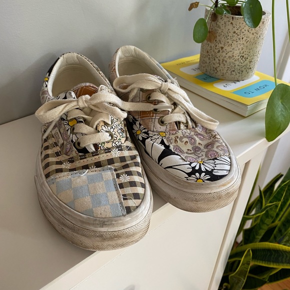 Vans Era Meadow Skate Shoe in Patchwork 🐝 - Picture 4 of 8